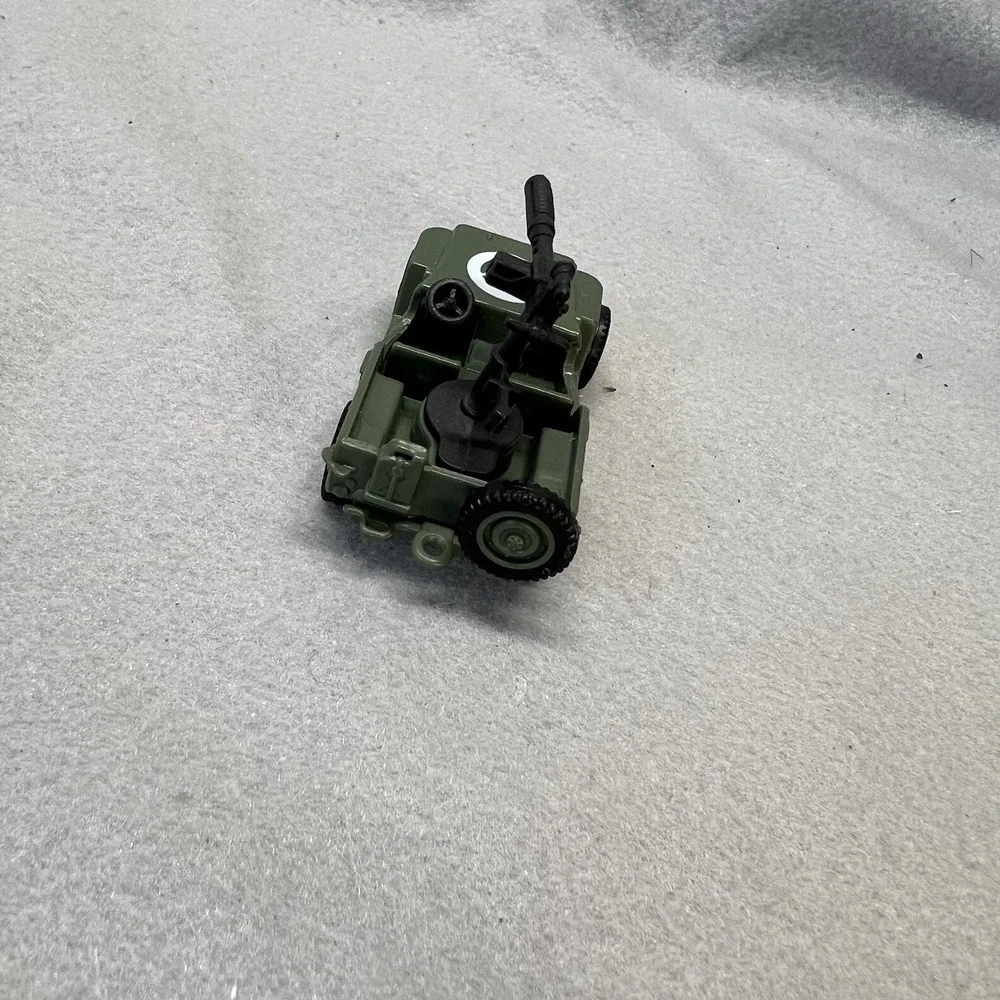 1997 VINTAGE GTI MILITARY 97' JEEP GRAND TOYS VEHICLE CAR GREEN ARMY TURRET 2.5